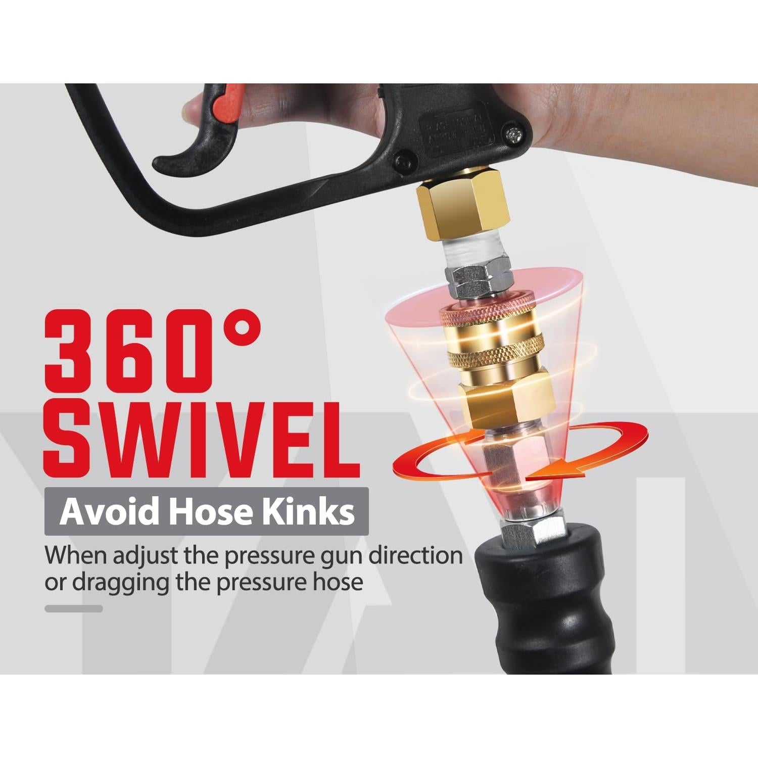 Manguera de Lavadora a Presión YAMATIC 50FT 4000 PSI Trenzada