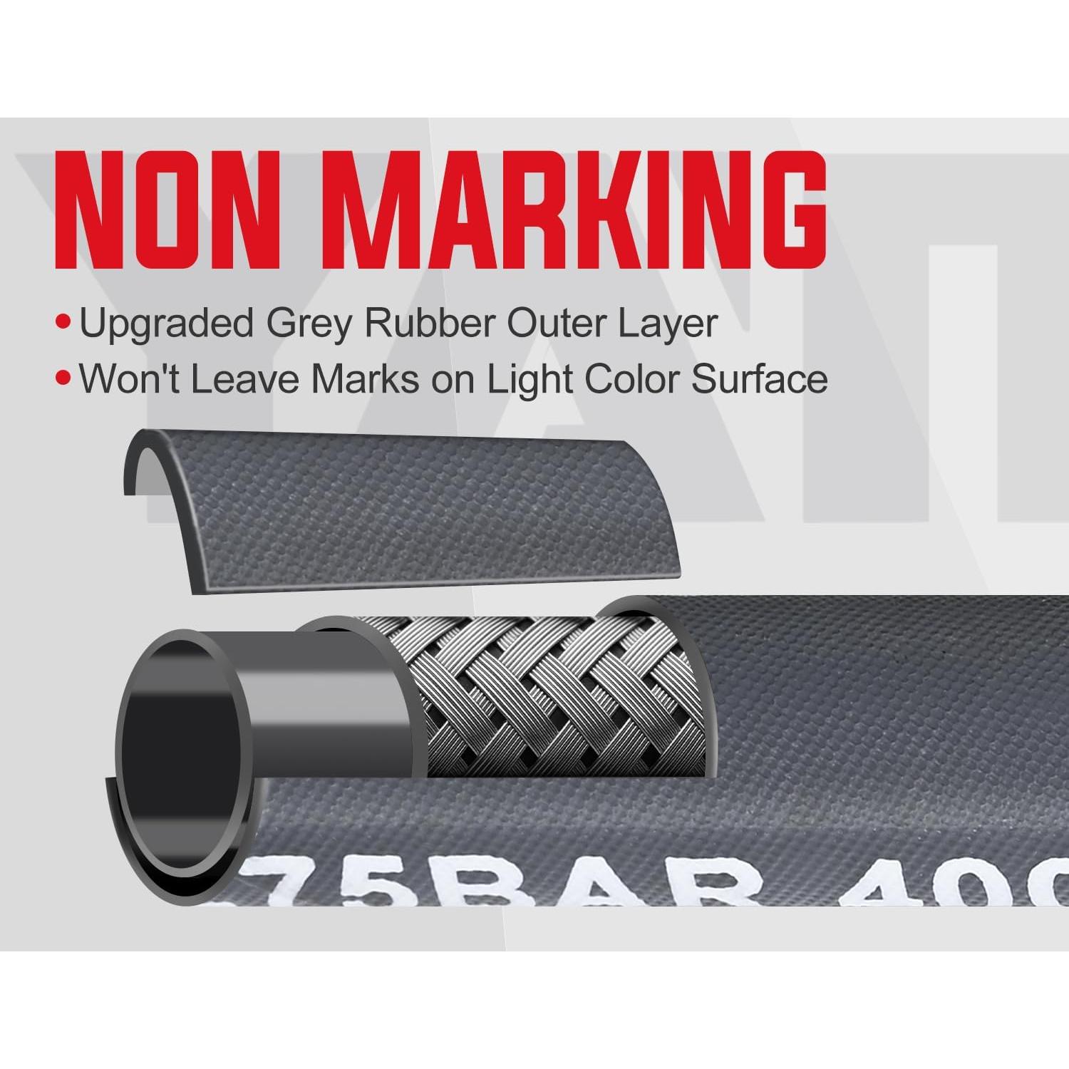 Manguera de Lavadora a Presión YAMATIC 50FT 4000 PSI Trenzada