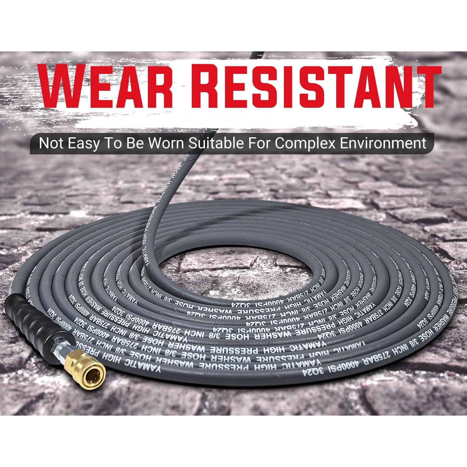 Manguera de Lavadora a Presión YAMATIC 50FT 4000 PSI Trenzada