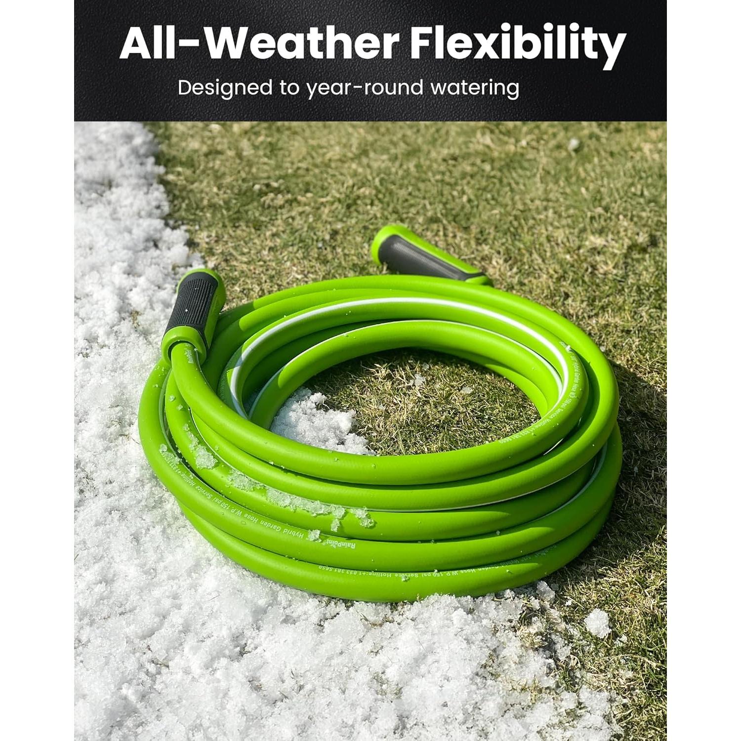 Manguera de Jardín RAINPOINT 15m Flexible y Resistente