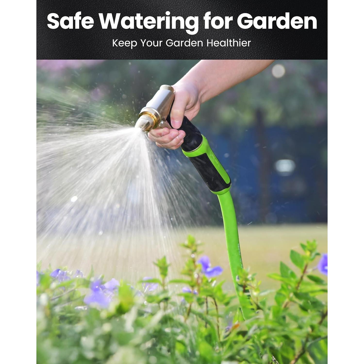 Manguera de Jardín RAINPOINT 15m Flexible y Resistente