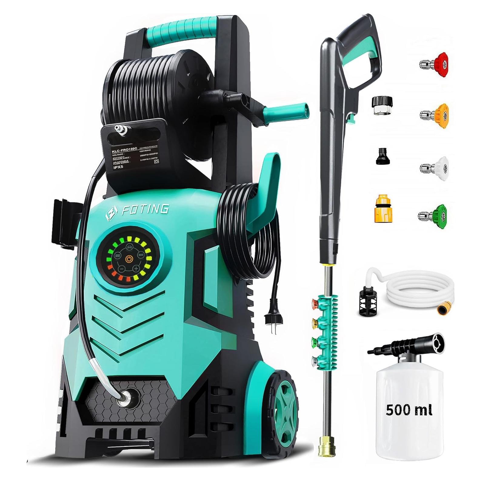 Lavadora a Presión FOTING FT-PRO150C 5000 PSI 8 Niveles Azul