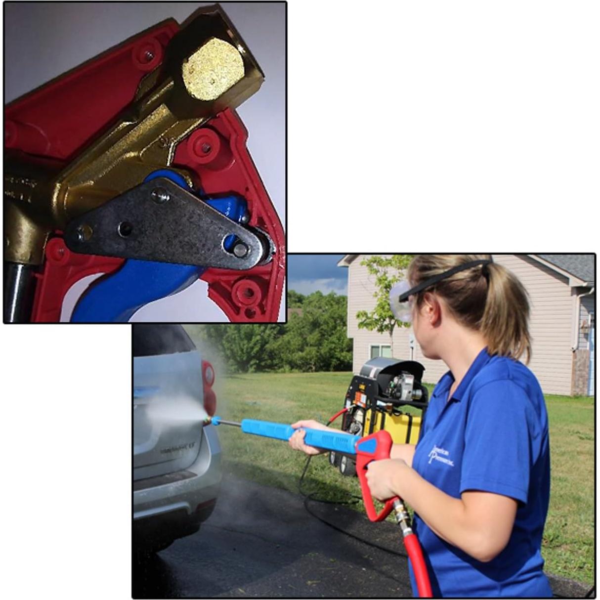 Combo Pistola de Gatillo y Giratorio American Pressure 4000 PSI