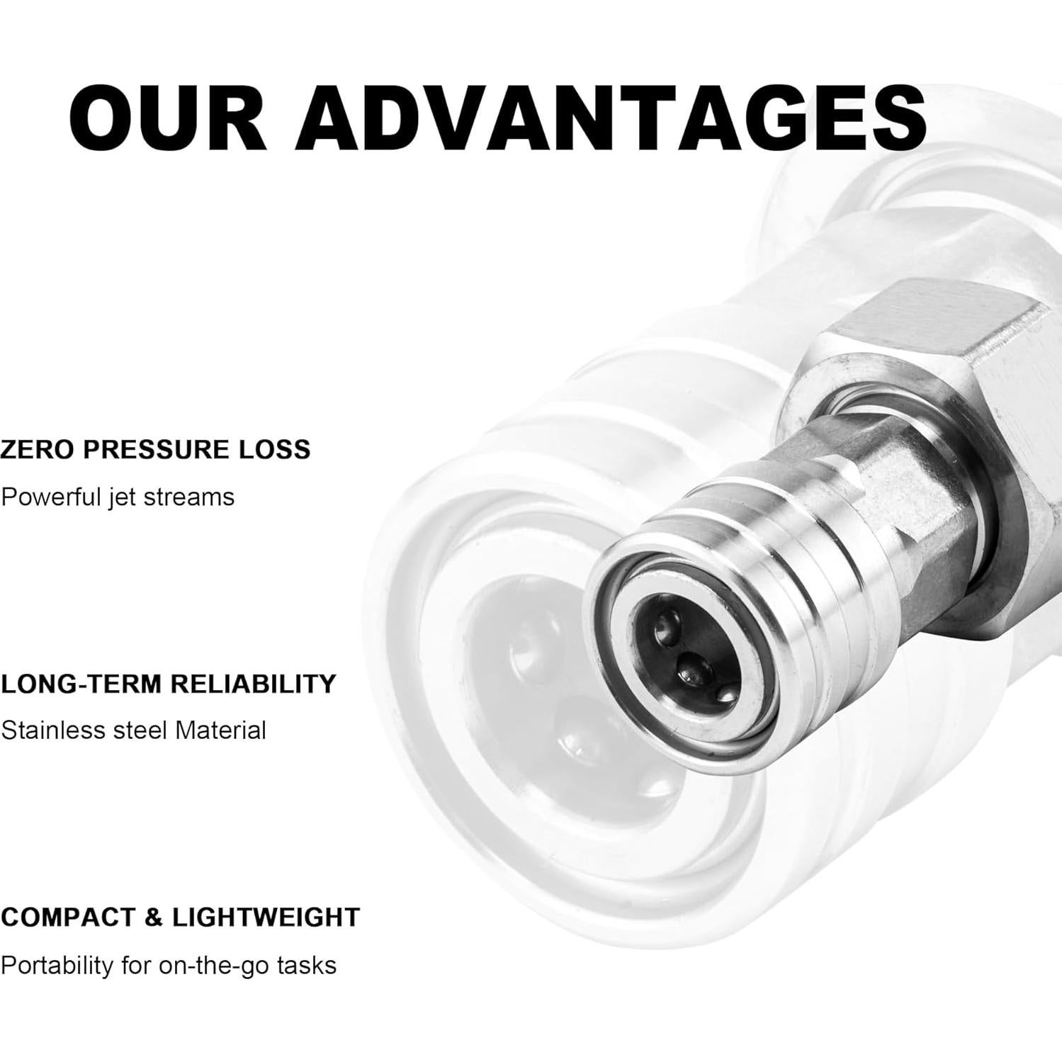 Adaptador de Manguera a Lavadora a Presión Raincovo 2 Paquete