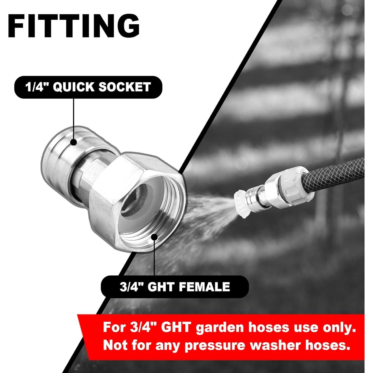 Adaptador de Manguera a Lavadora a Presión Raincovo 2 Paquete