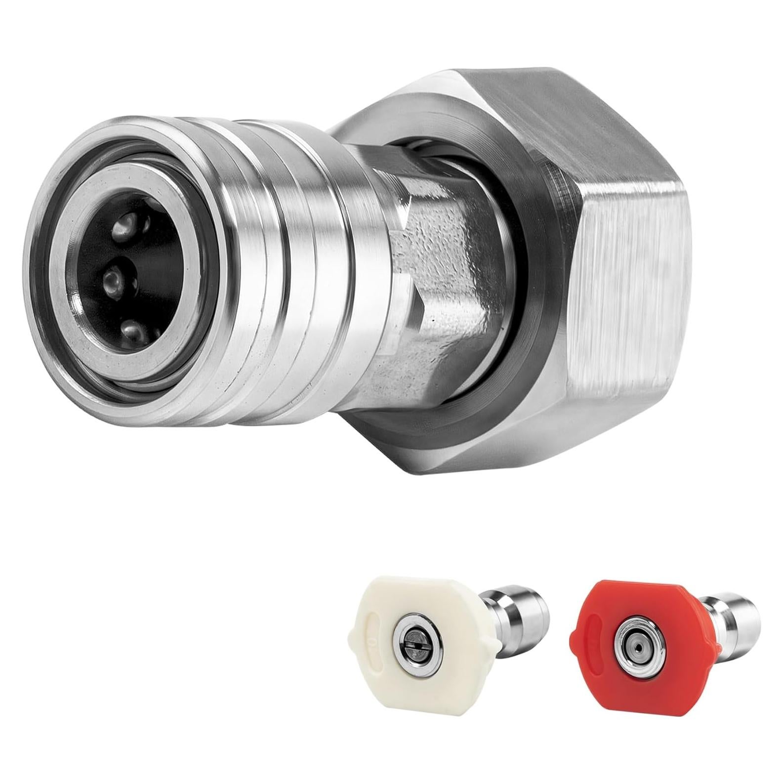 Adaptador de Manguera a Lavadora a Presión POWER TOWN 3/4" a 1/4"