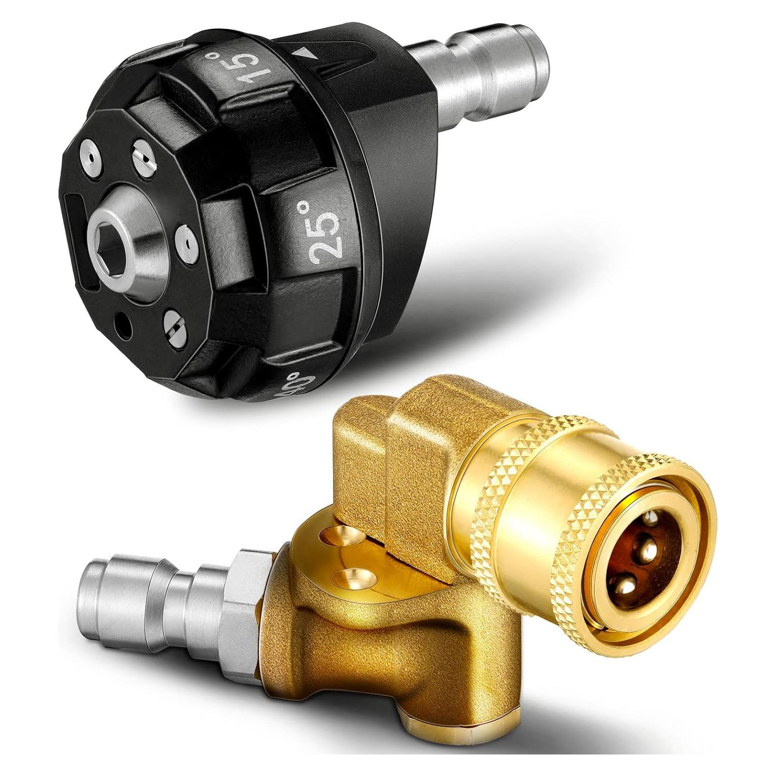 Kit de Boquilla y Acoplador Giratorio Tondiamo 6 en 1