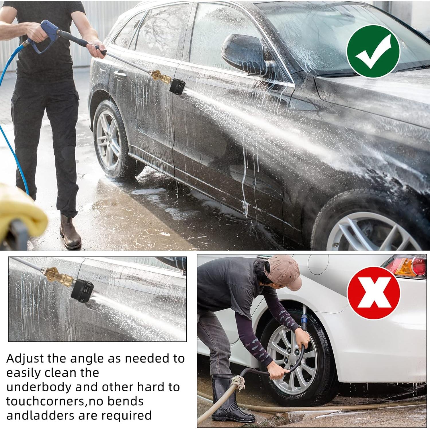 Kit de Boquilla y Acoplador Giratorio Tondiamo 6 en 1