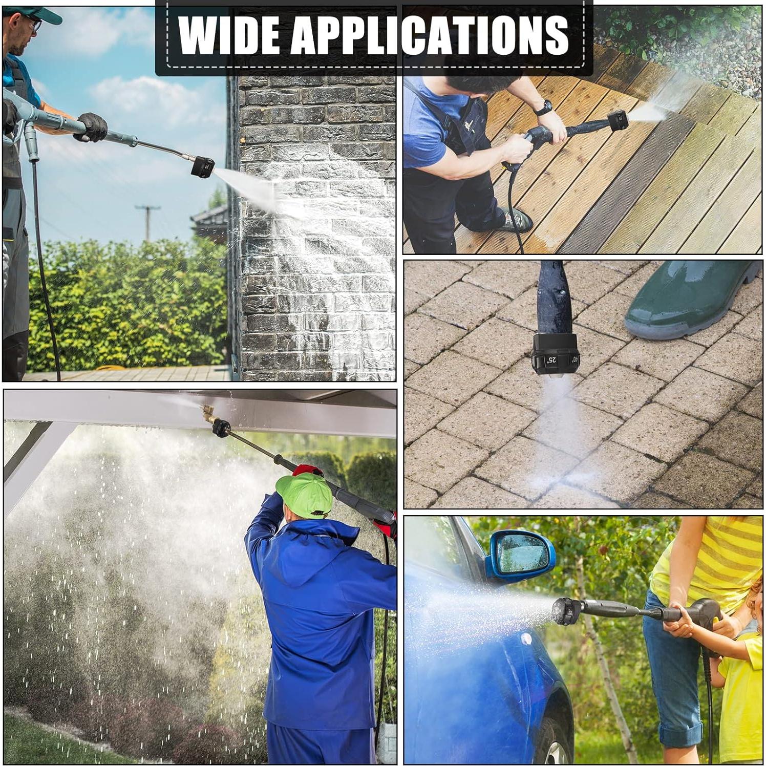 Kit de Boquilla y Acoplador Giratorio Tondiamo 6 en 1