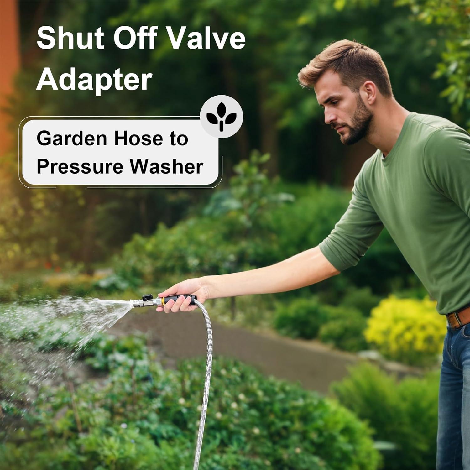 Adaptador de Manguera a Lavadora a Presión Raincovo 3/4" GHT