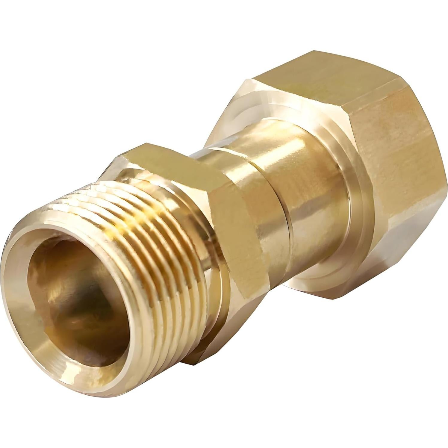 Conector Giratorio M22 14mm LeleoCar 360 Grados Acero Inoxidable