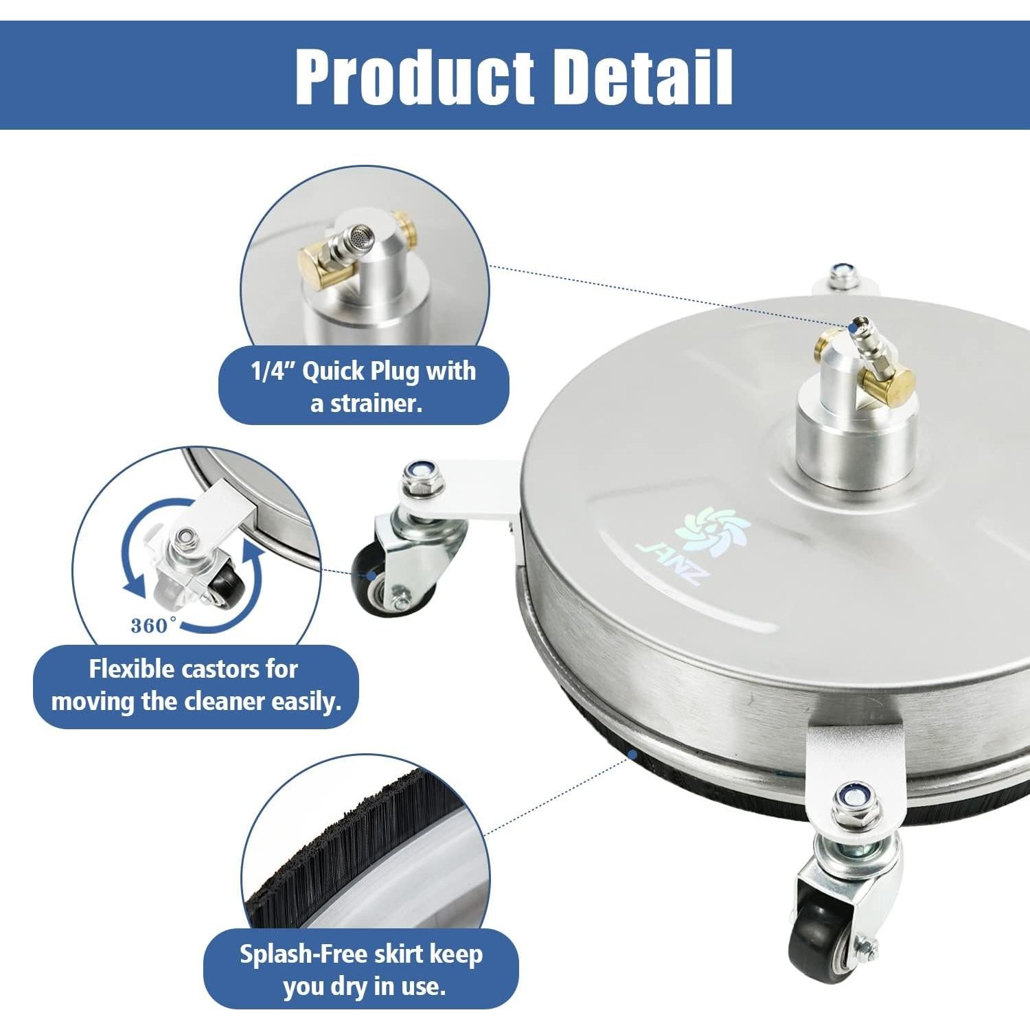 Limpiador de Superficies a Presión Janz 35.56 cm 4000 PSI