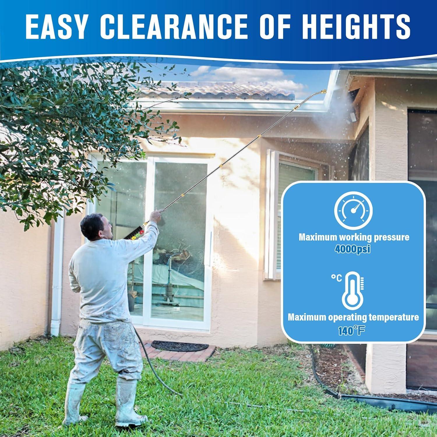 Varilla de Extensión para Lavadora a Presión GDHSWJ 2.4m