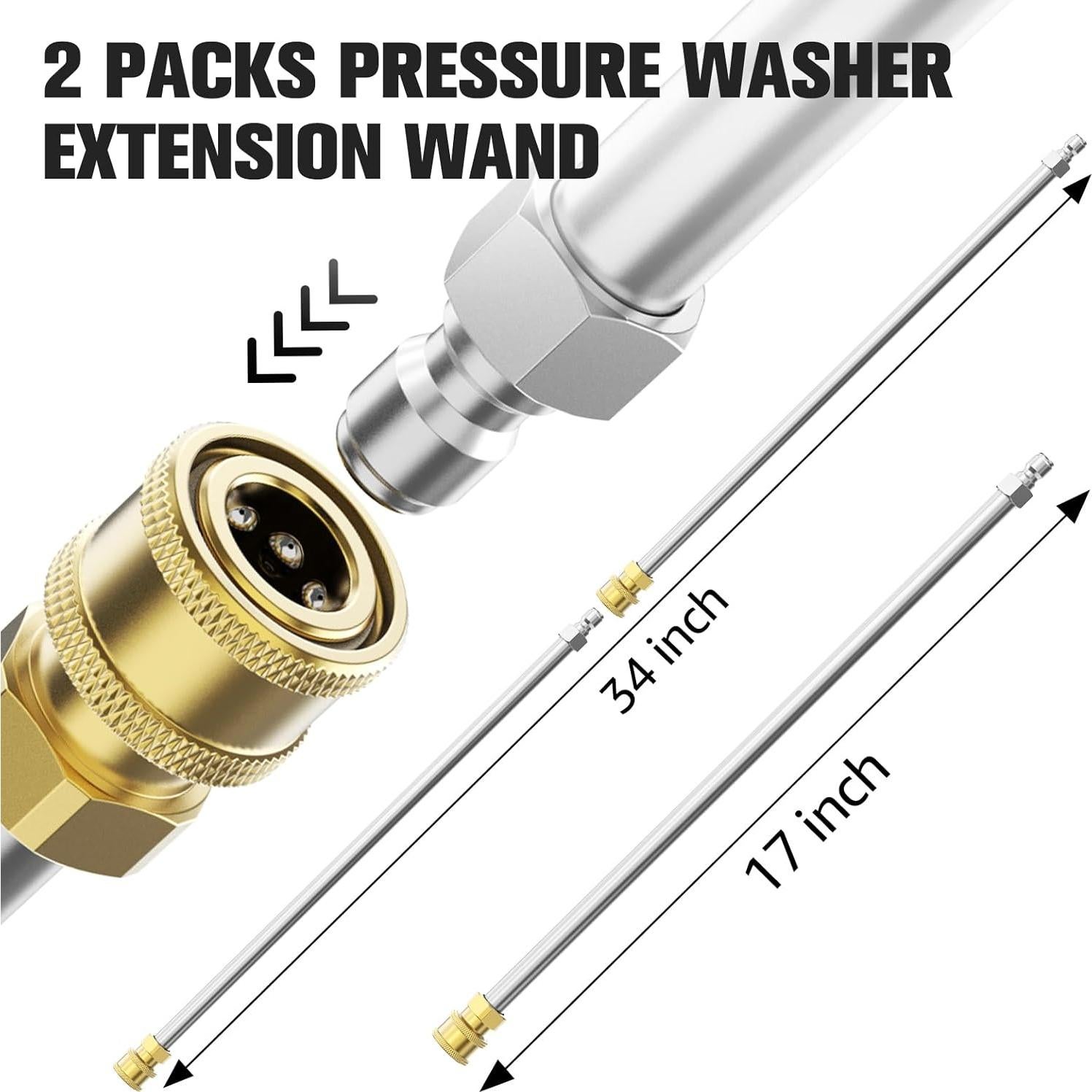 Extensión de Varilla Sealegend 43 cm para Lavadora a Presión