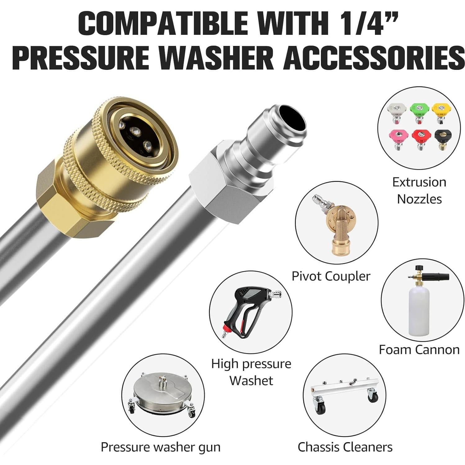 Extensión de Varilla Sealegend 43 cm para Lavadora a Presión