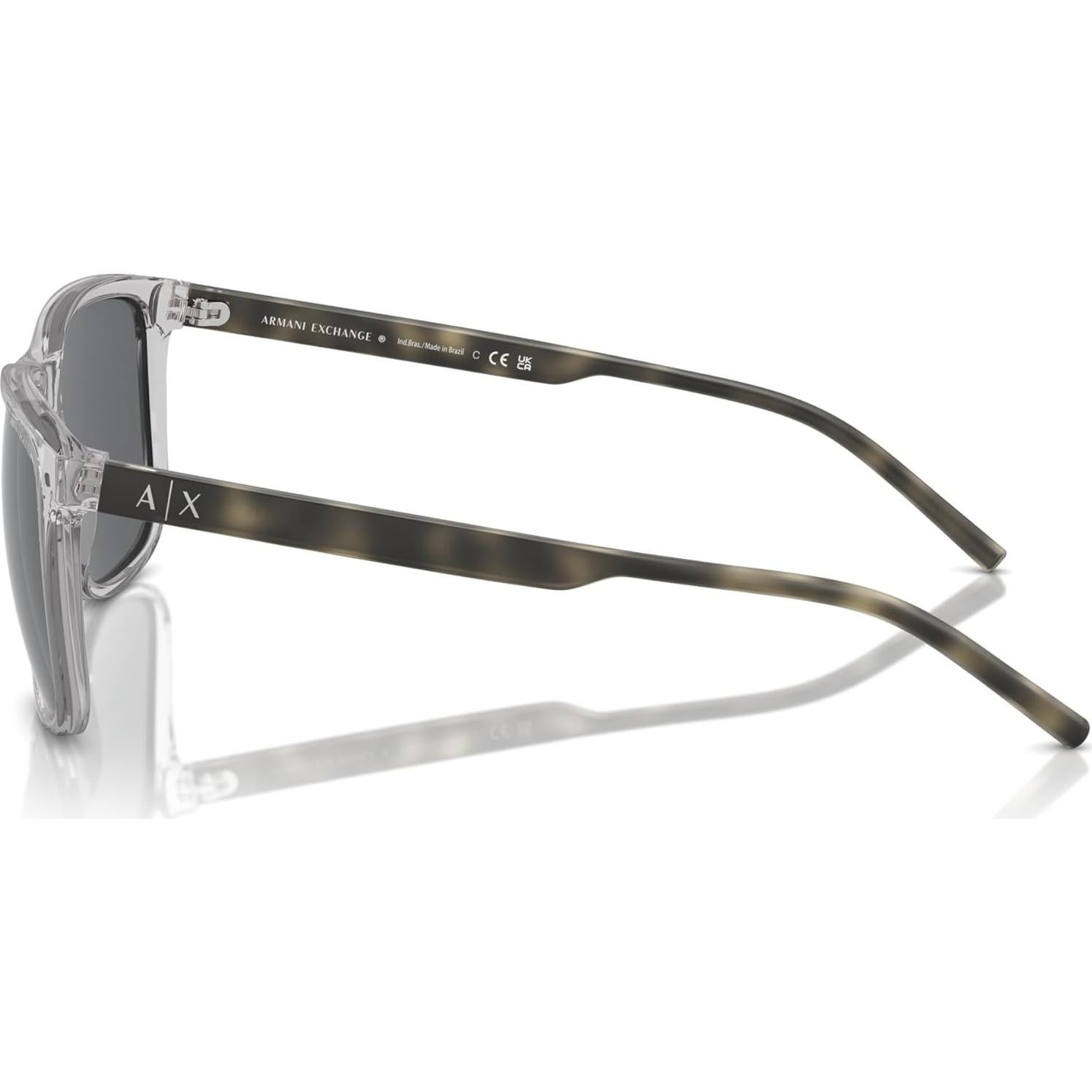 Gafas de Sol Armani Exchange Hombre 57mm Marco Gris Espejado