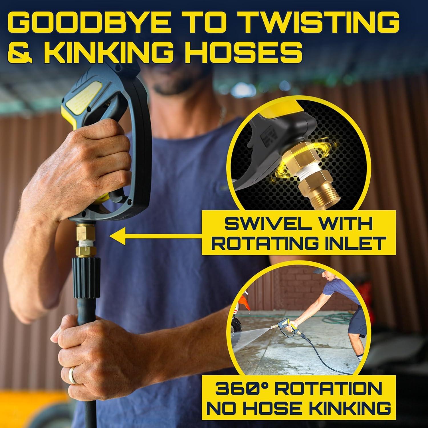 Mango de Pistola de Presión Snubster Clean Car USA 5000 PSI