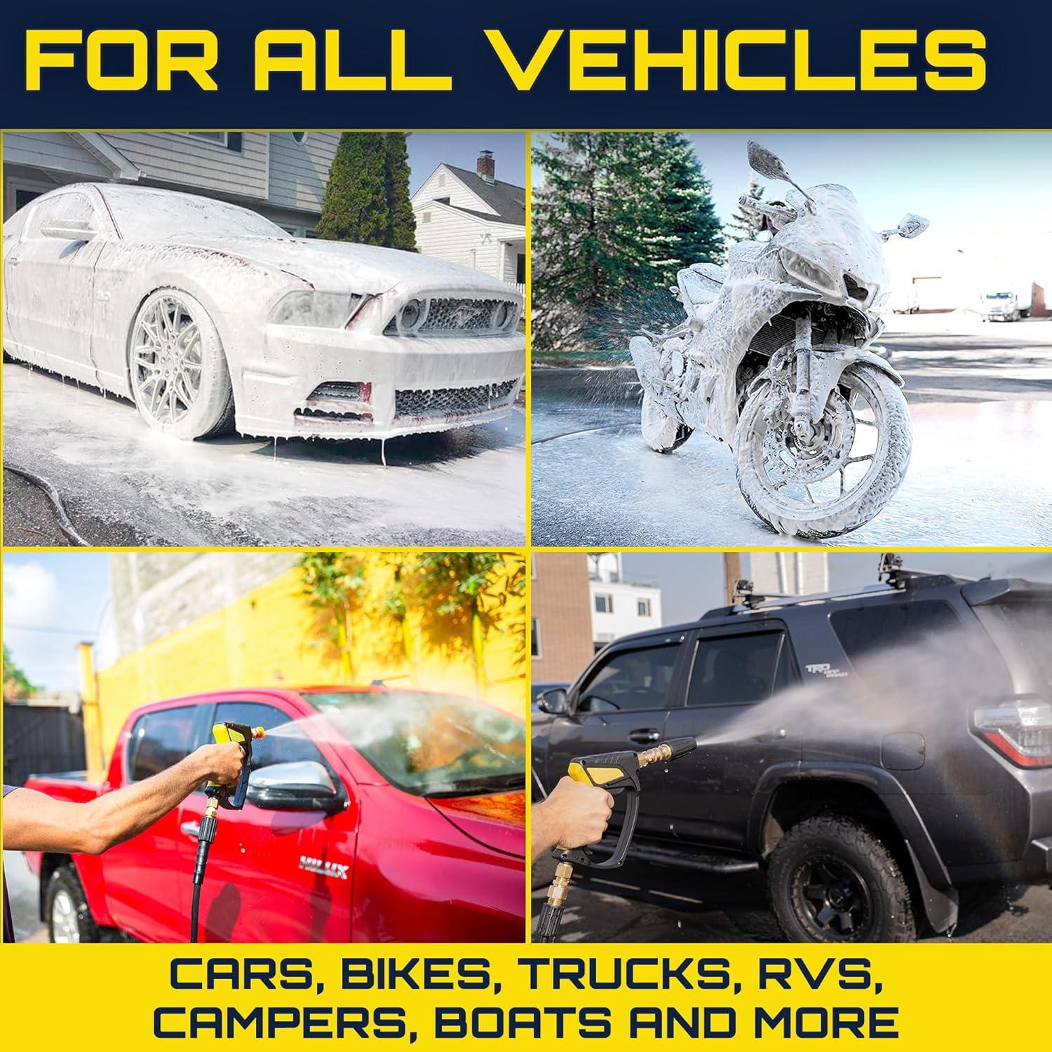 Mango de Pistola de Presión Snubster Clean Car USA 5000 PSI