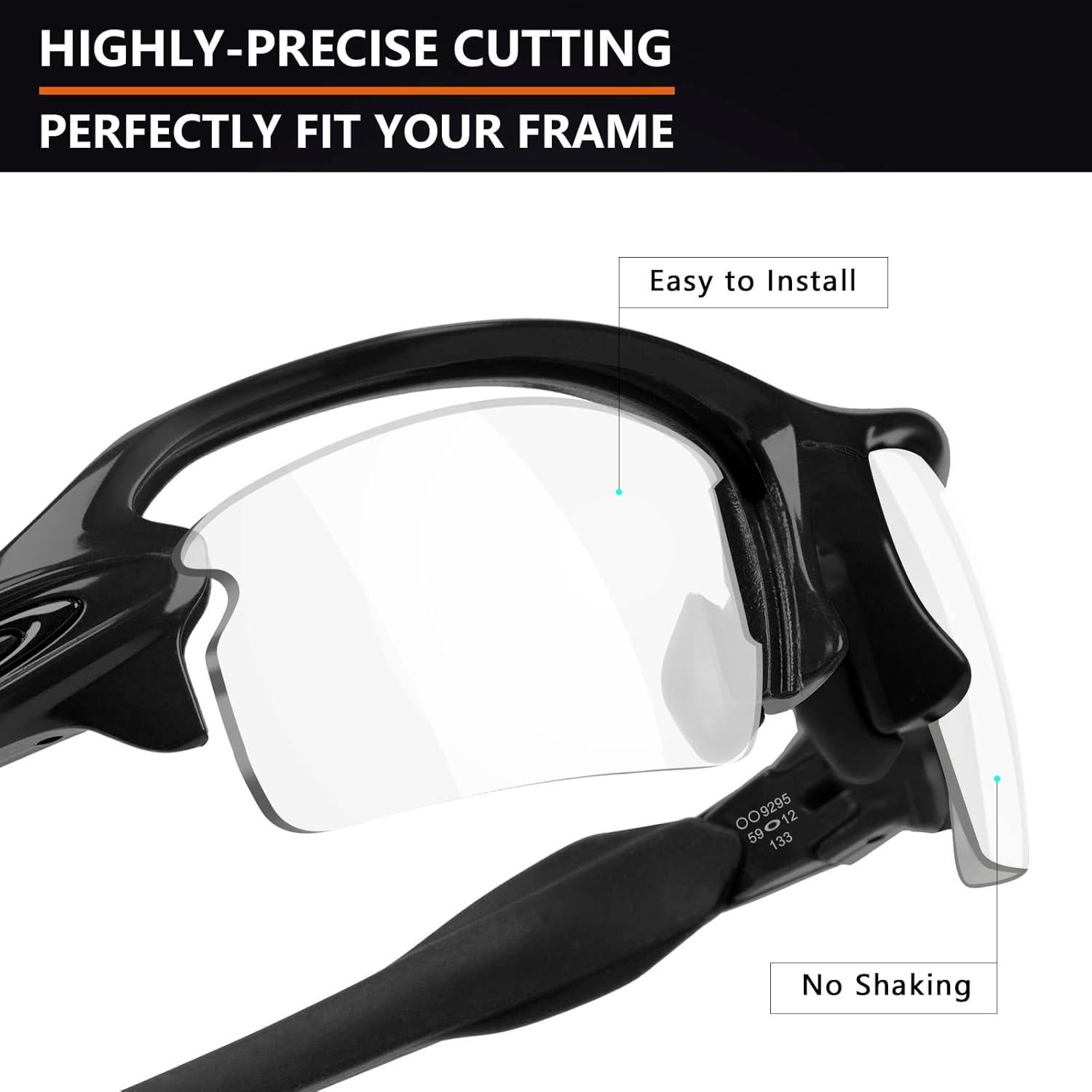 Lentes de Reemplazo Polarizados Alphax para Oakley Flak 2.0