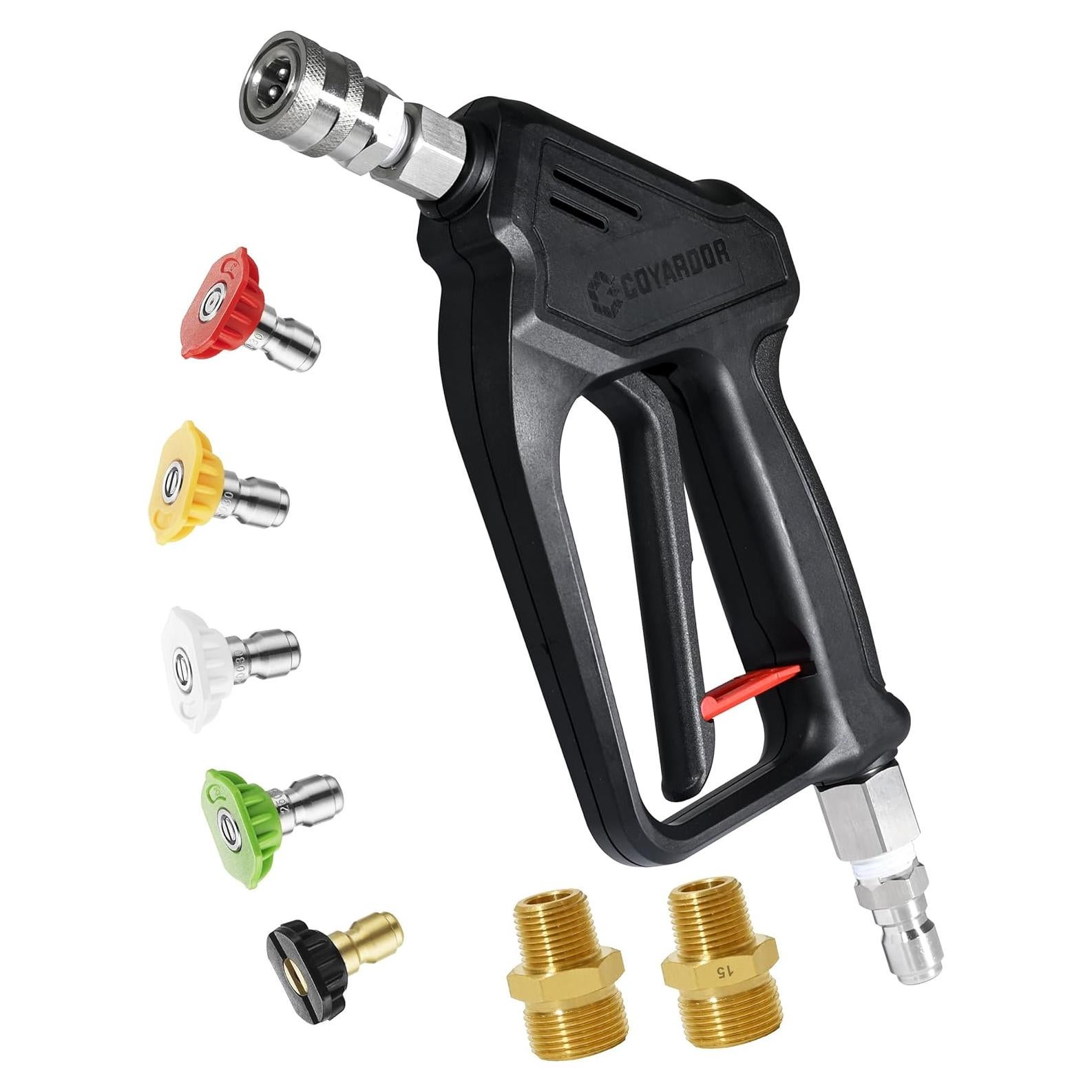 Pistola de Lavado a Presión Corto Coyardor 4000 PSI - Negro