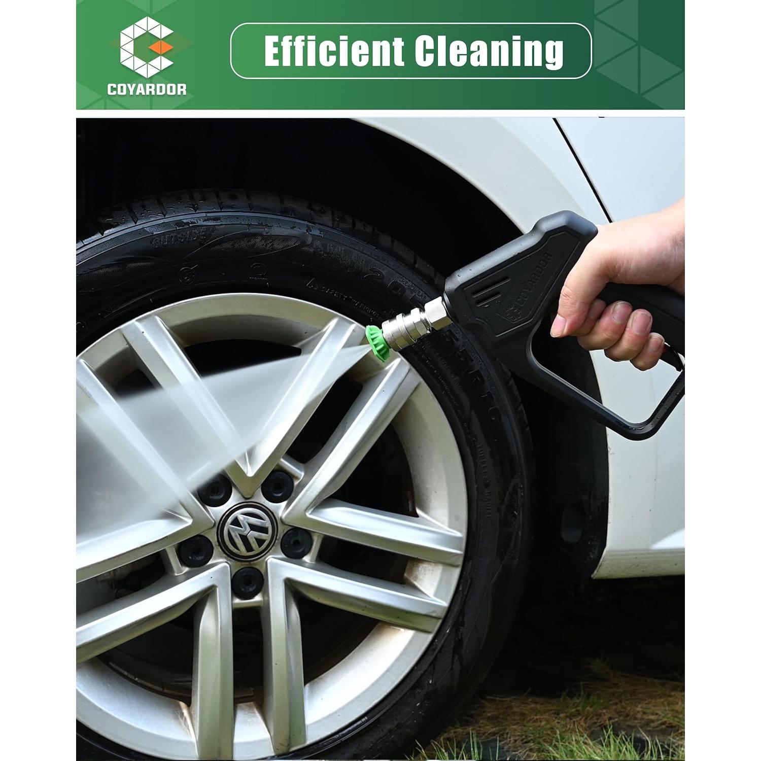 Pistola de Lavado a Presión Corto Coyardor 4000 PSI - Negro