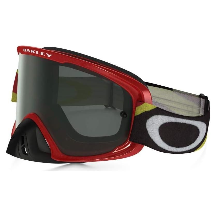 Gafas de Nieve Oakley O2 MX Racer Rojo/Gris Oscuro