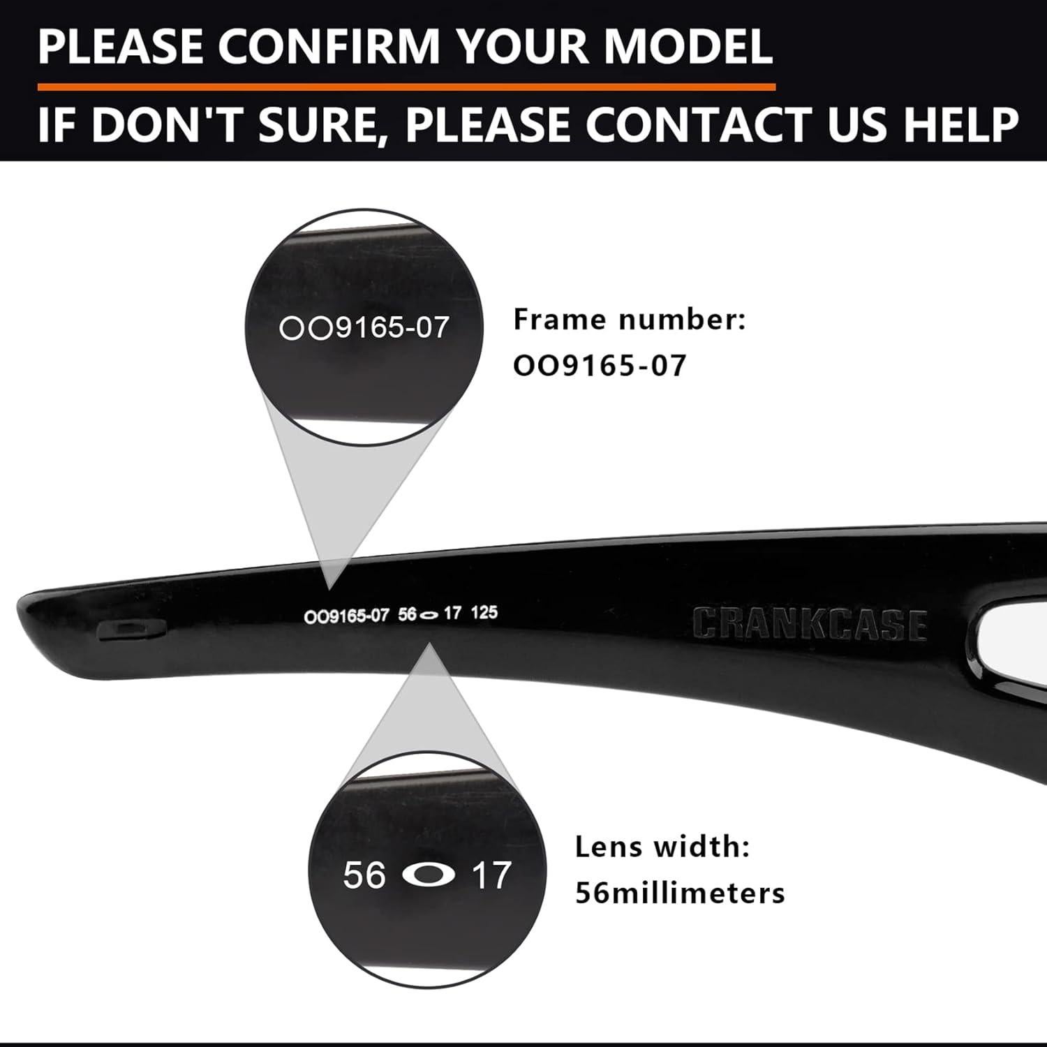 Lentes Polarizados Alphax para Oakley Sutro - Negro