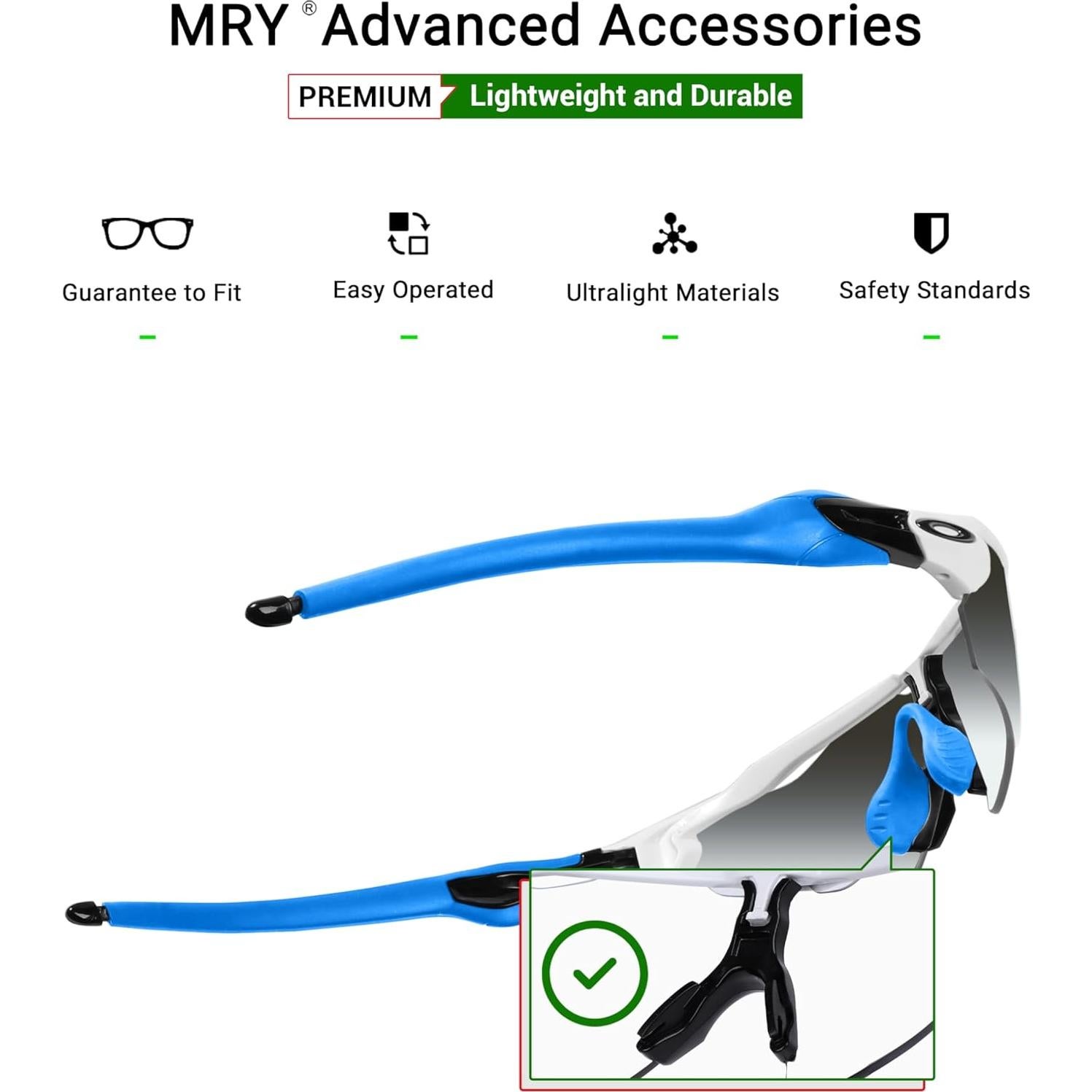 Kits Earsocks y Almohadillas Mryok para Oakley Radar EV