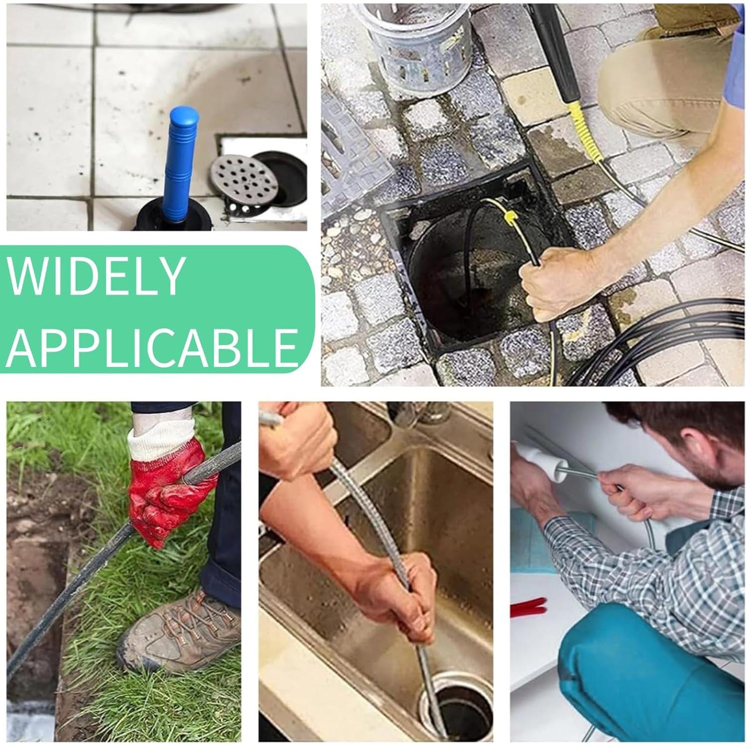 Boquilla de limpieza de alcantarillado Lausixy 5000 PSI acero inoxidable