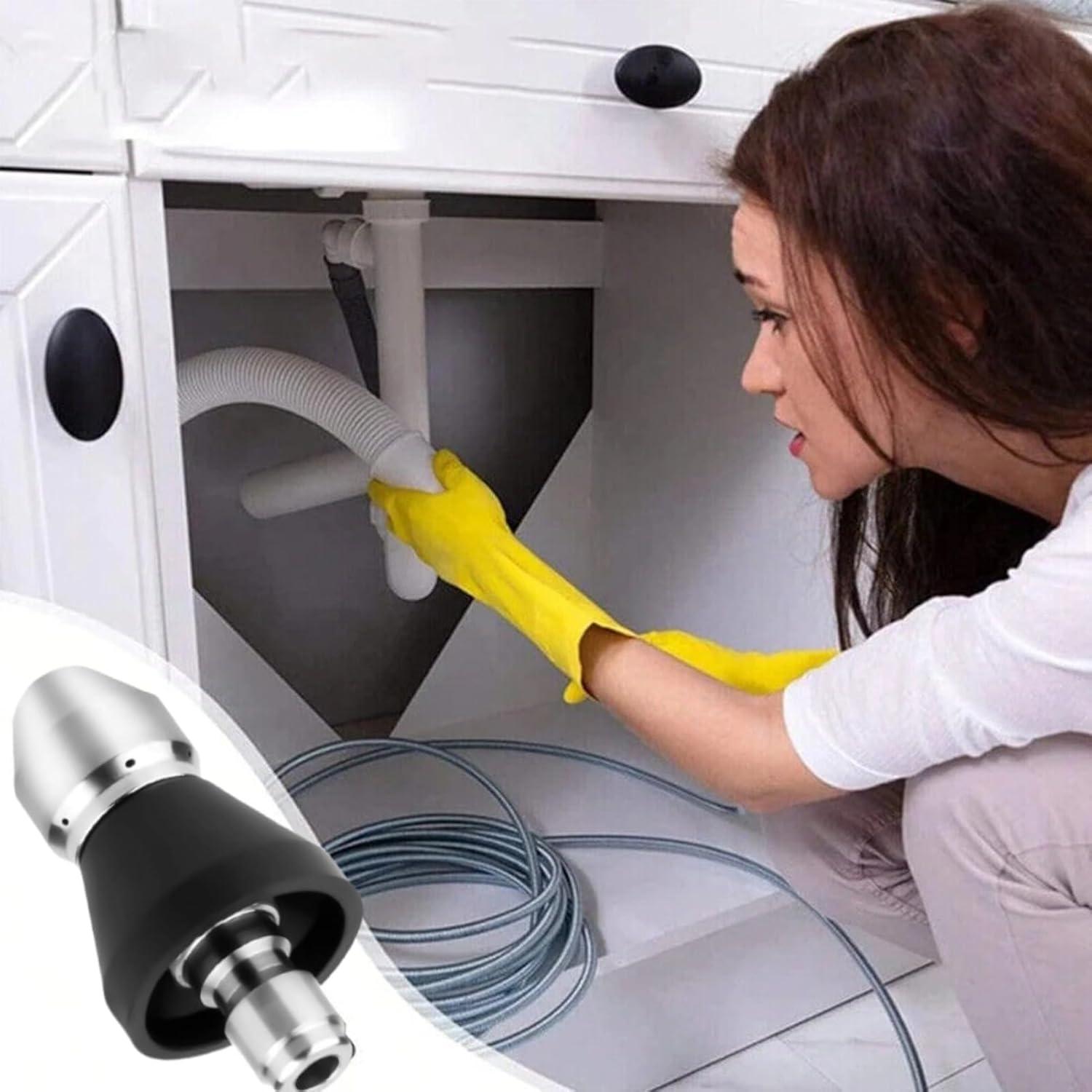 Boquilla de limpieza de alcantarillado Lausixy 5000 PSI acero inoxidable