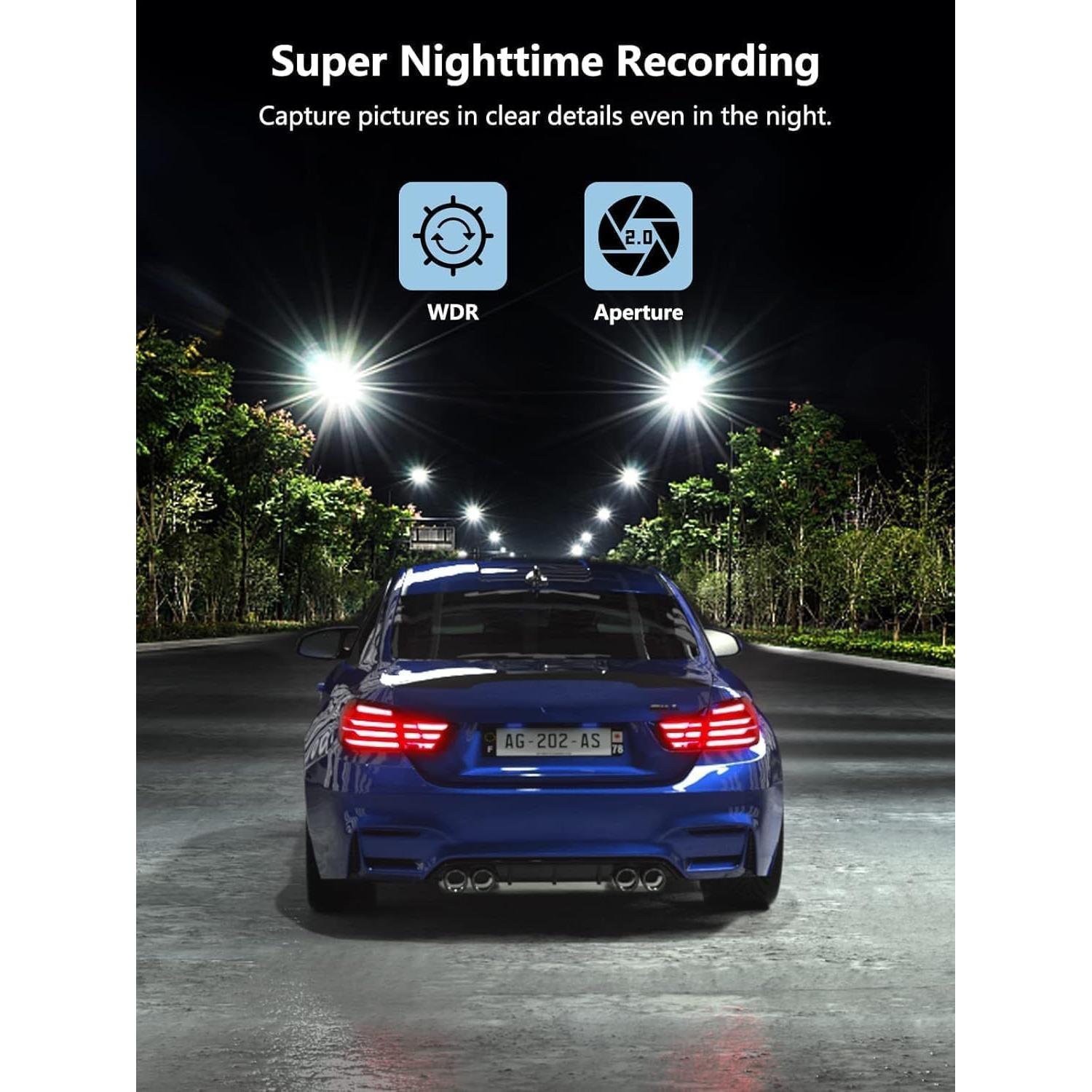 Cámara de Tablero Doble DKK 2.5K Delantera y Trasera