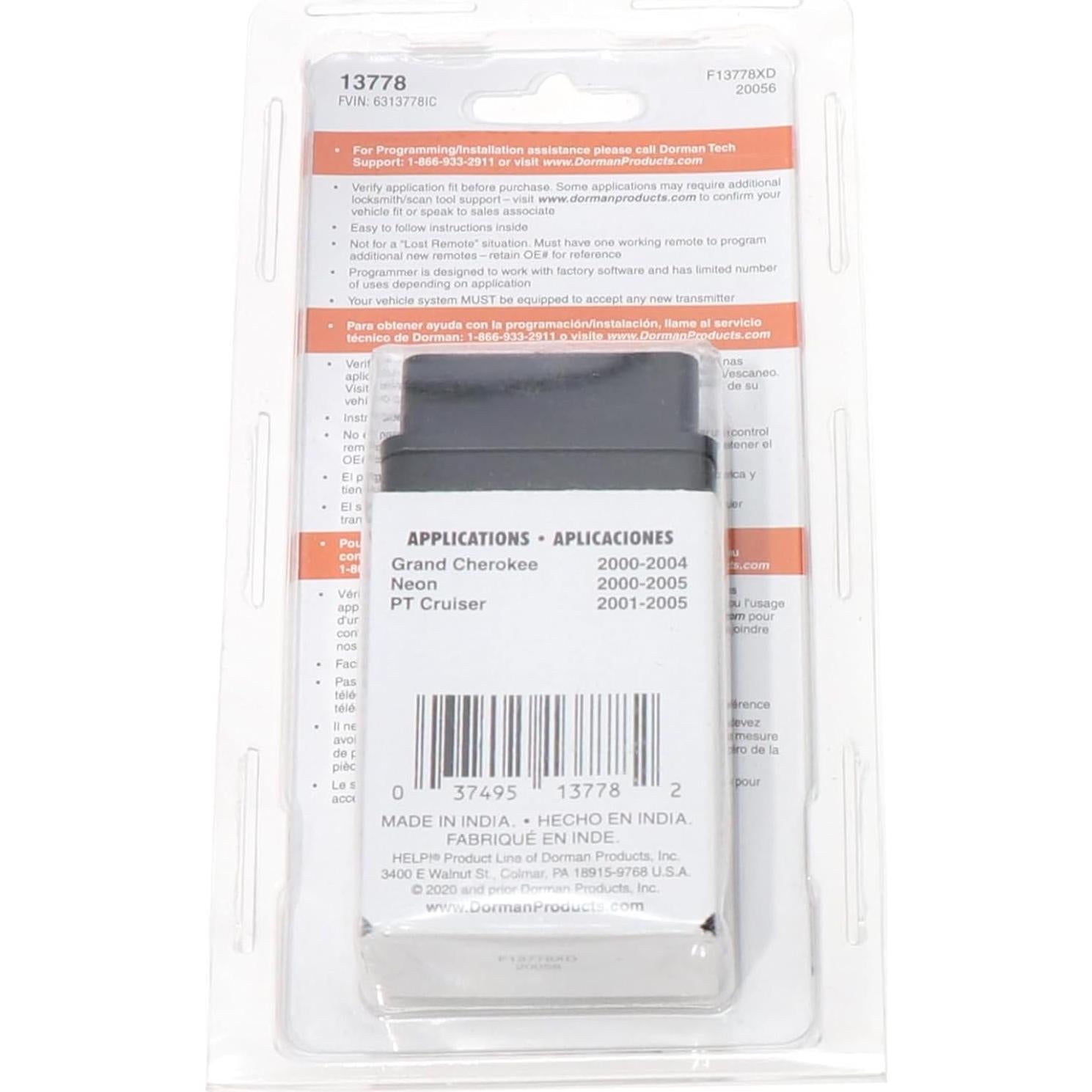 Control Remoto Dorman 13778 3 Botones para Vehículos