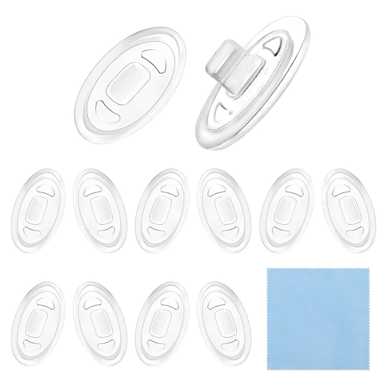 Almohadillas de Silicona para Gafas - 6 Pares Antideslizantes