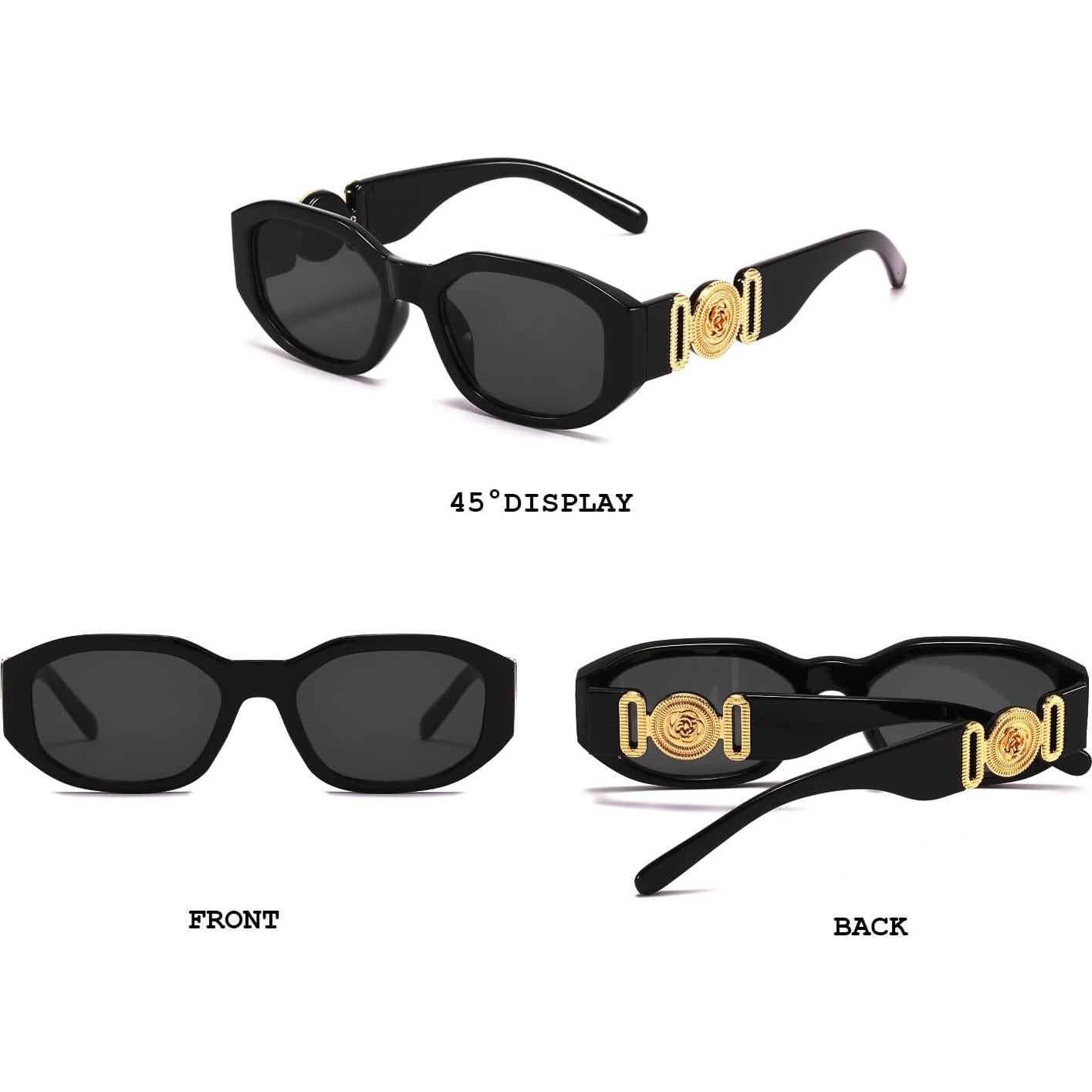 Gafas de sol BUTABY rectangulares UV400 para mujeres