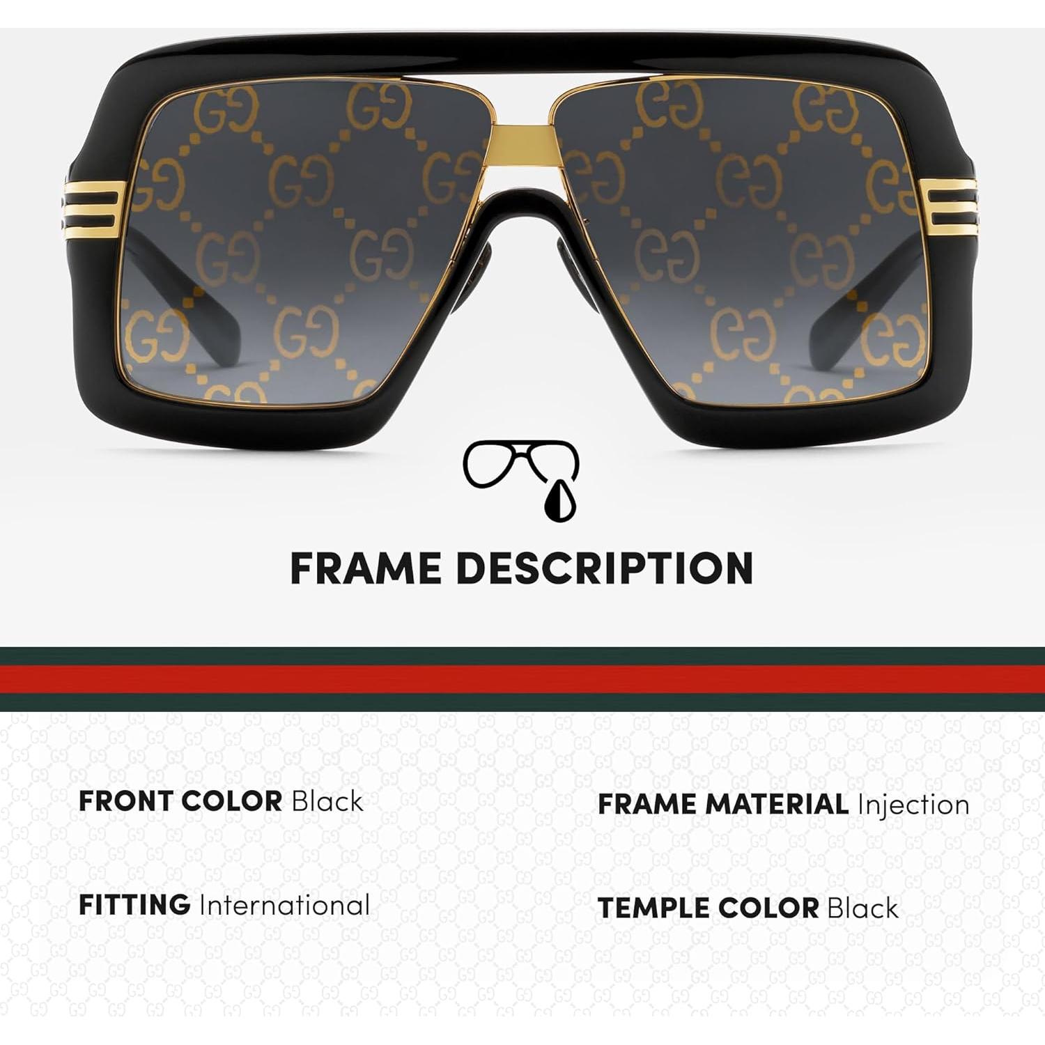 Gafas de Sol Gucci GG0900S Lentes de Logo 60mm Negro