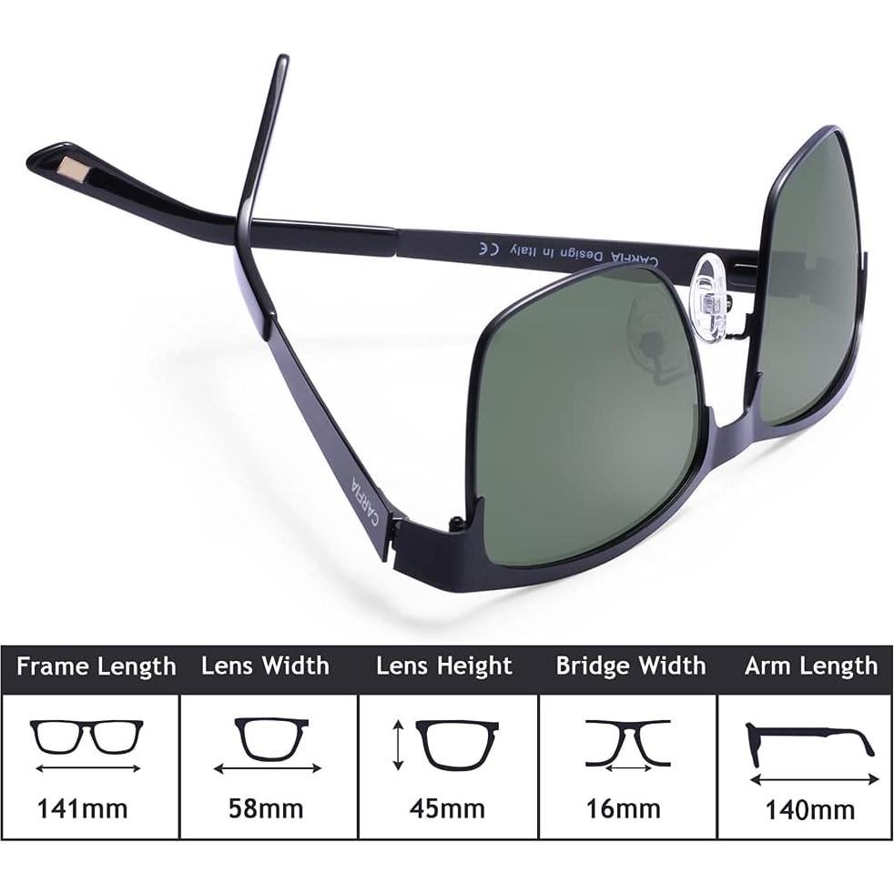 Gafas de sol CARFIA Metal Polarizadas UV400 para Hombres