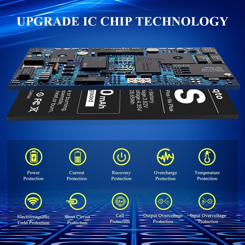 Batería de Reemplazo 7500mAh para iPhone 6S Conqto