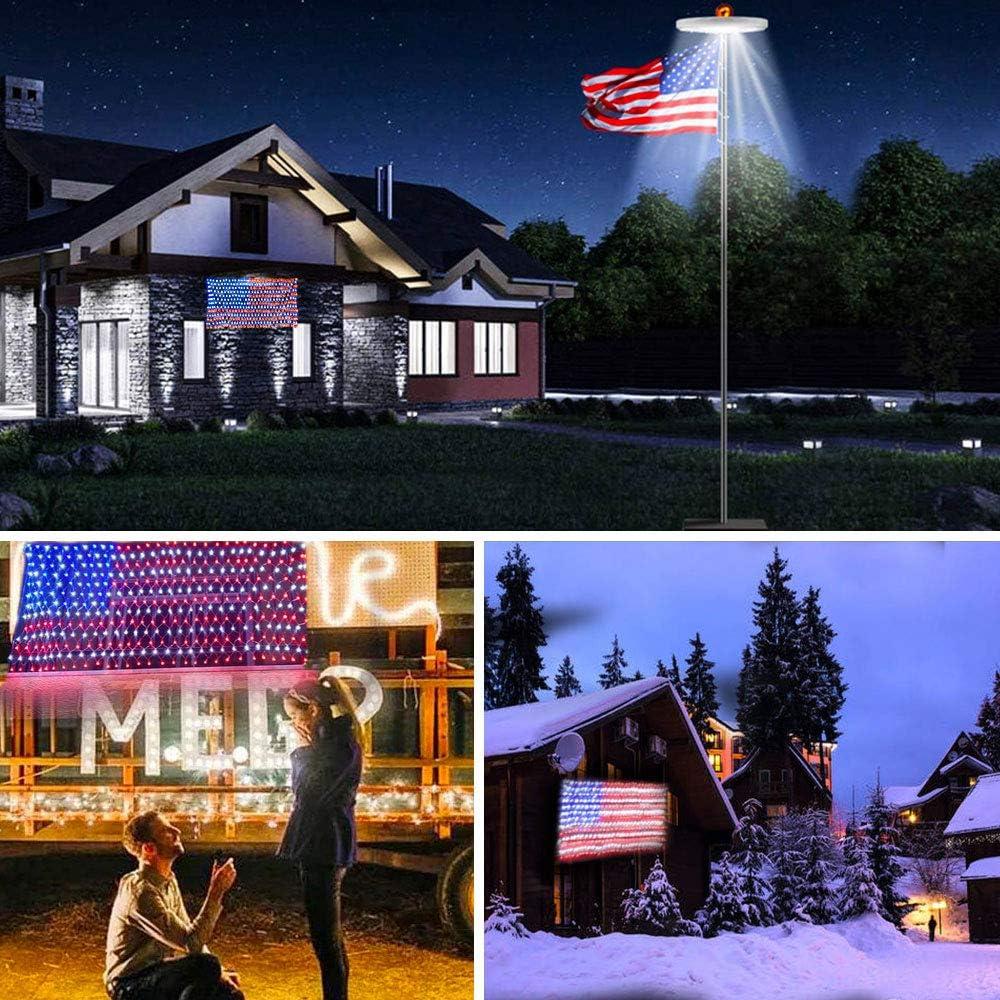Luces LED Solares Americanas 420 LEDs Impermeables