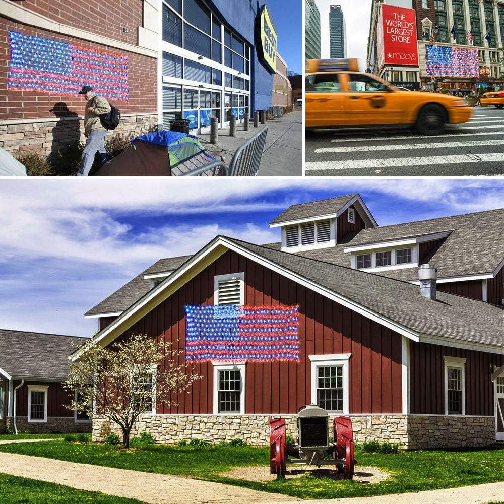 Luces LED Solares Americanas 420 LEDs Impermeables