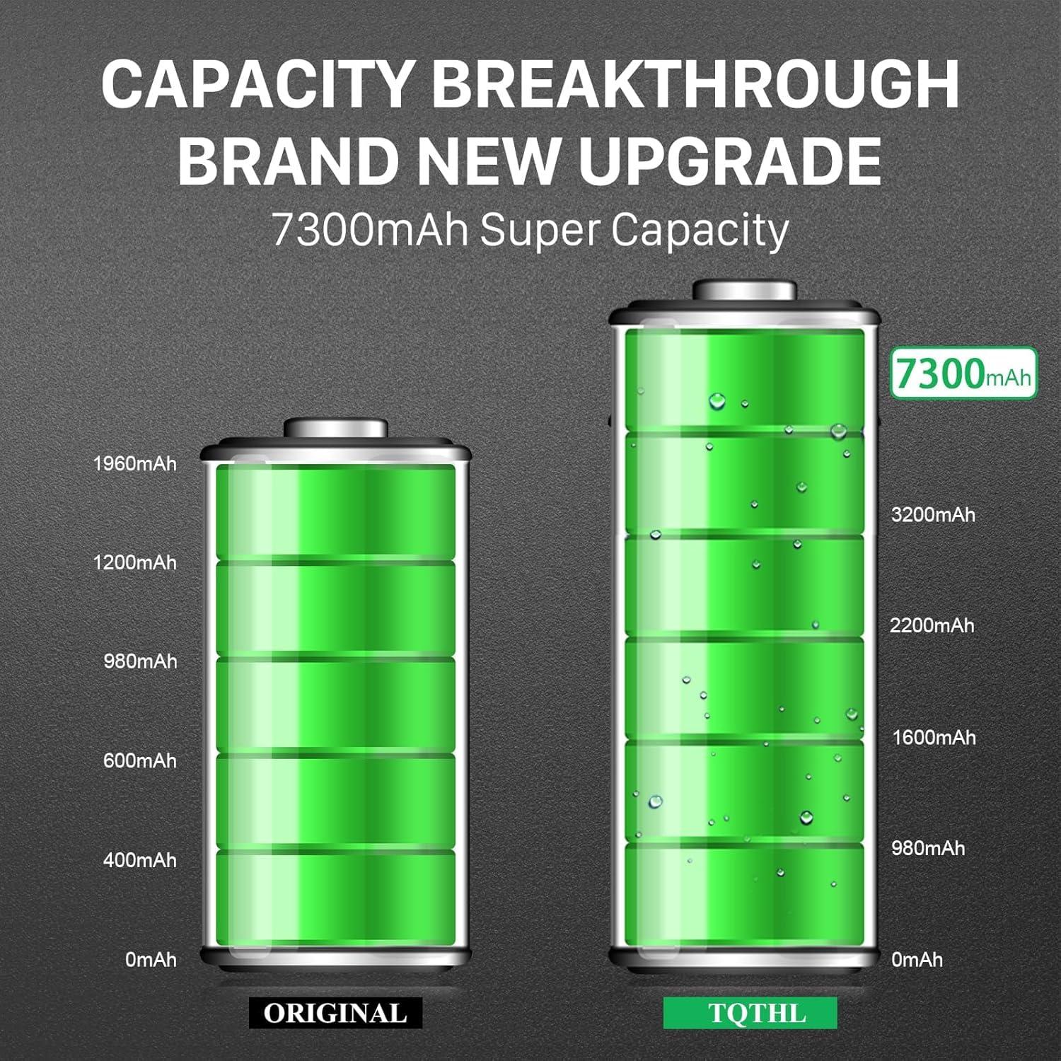 Batería de Reemplazo para iPhone 8 TQTHL 7300mAh con Herramientas