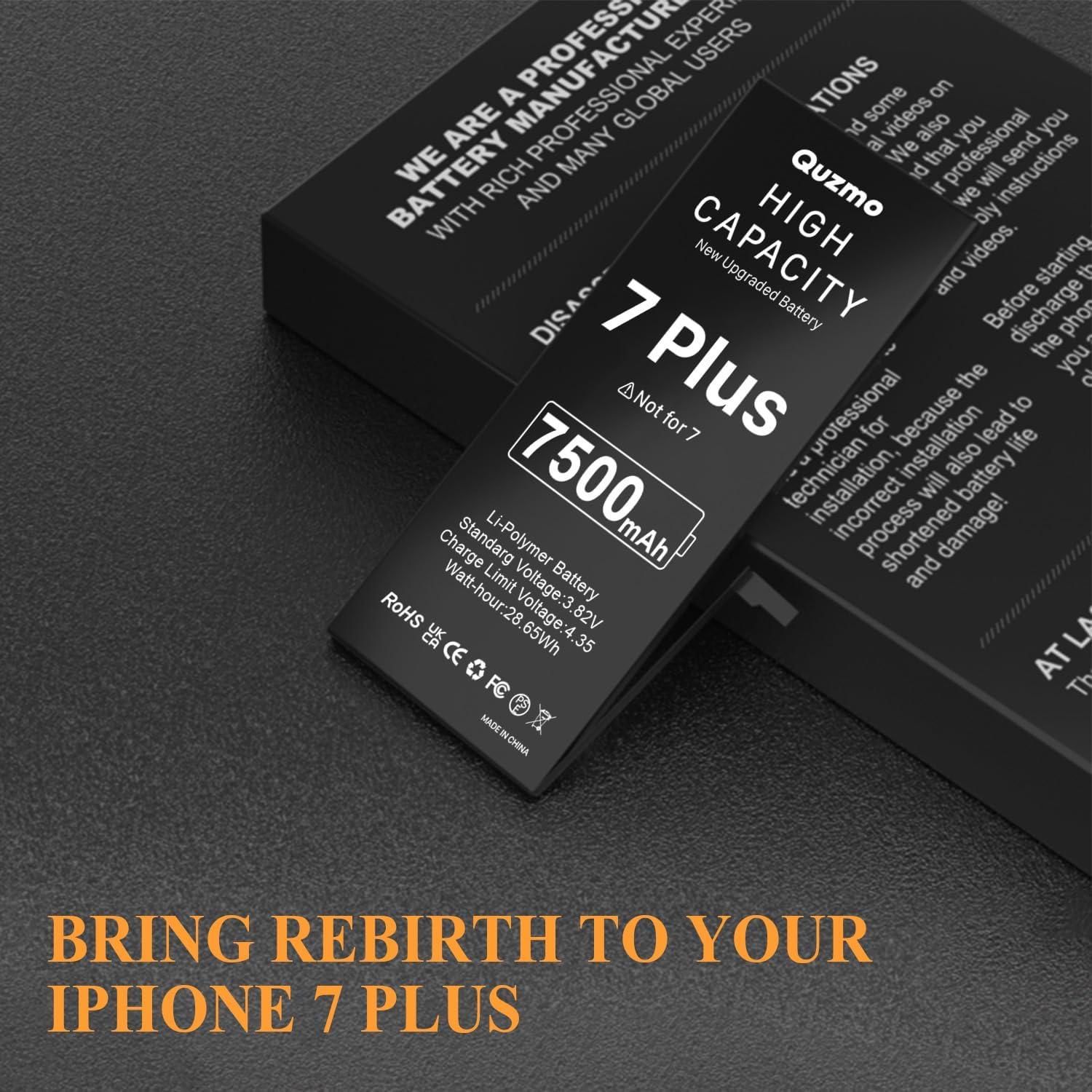 Batería de Reemplazo 7500mAh para iPhone 7 Plus - ShenZhen