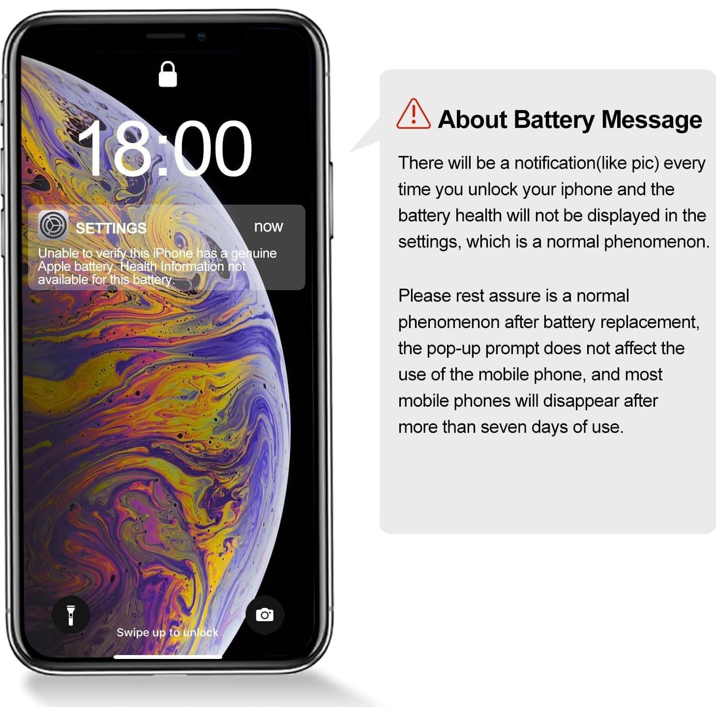 Batería de Reemplazo para iPhone X 4600mAh Huizhou