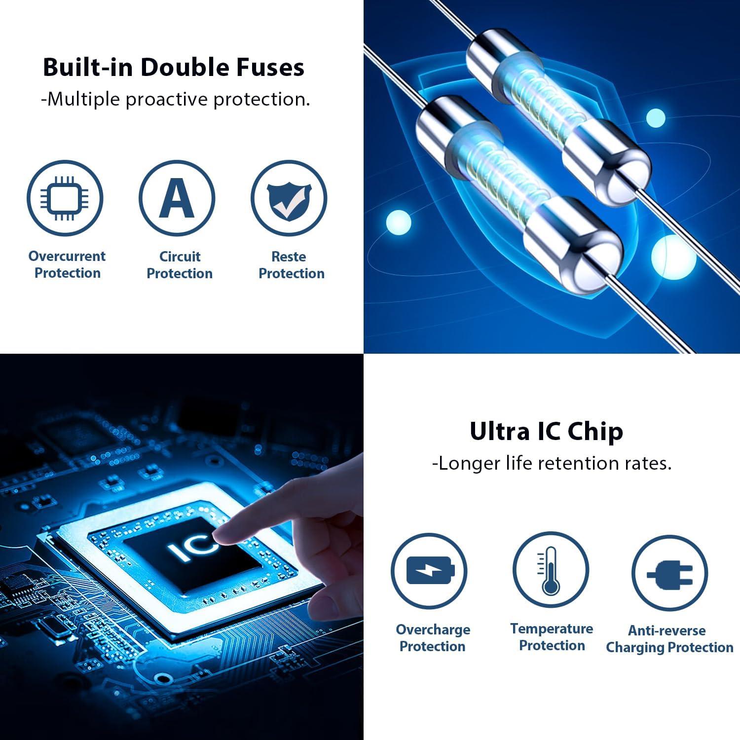 Batería de Reemplazo DRECHAS 10000mAh para iPhone X