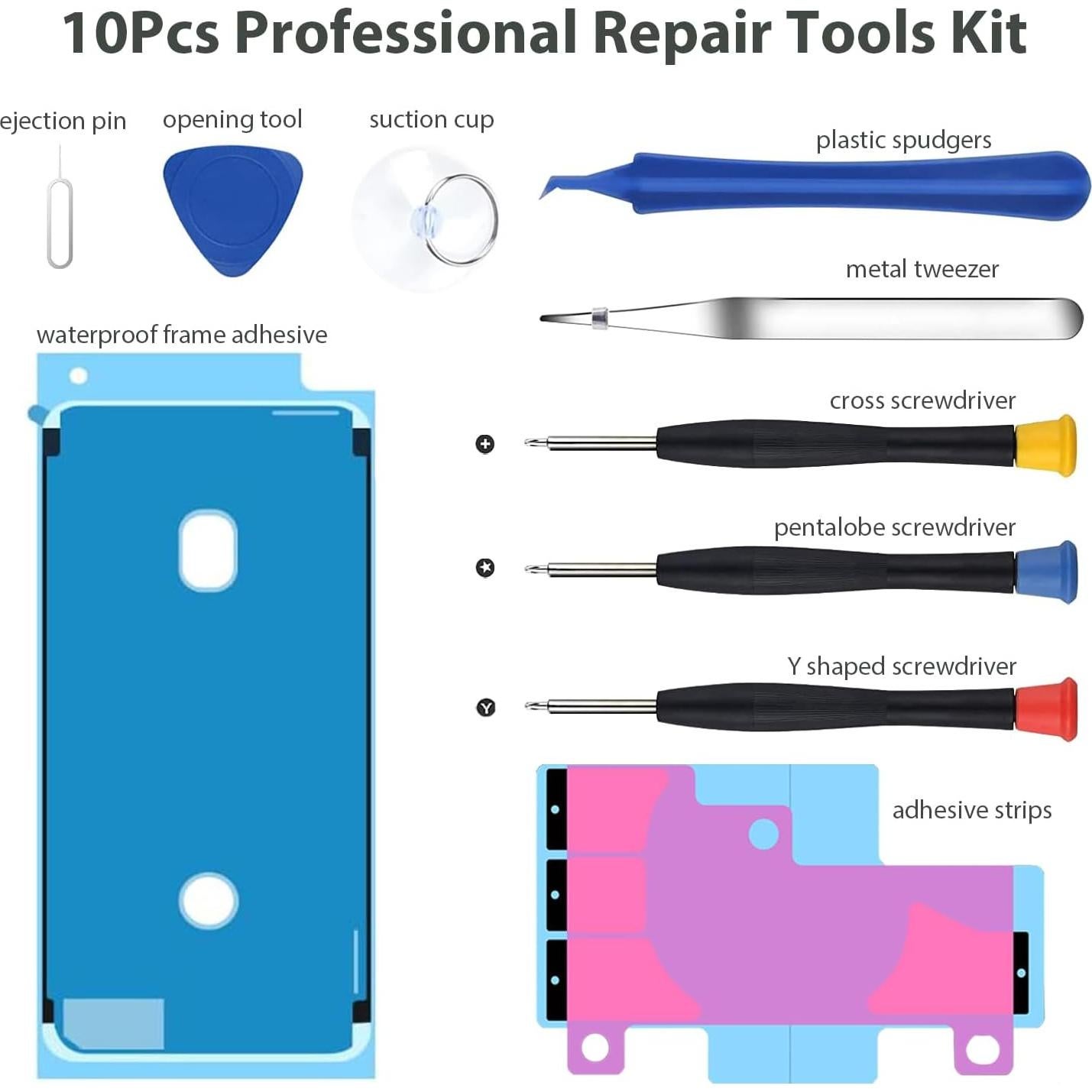 Batería de Reemplazo DRECHAS 10000mAh para iPhone X