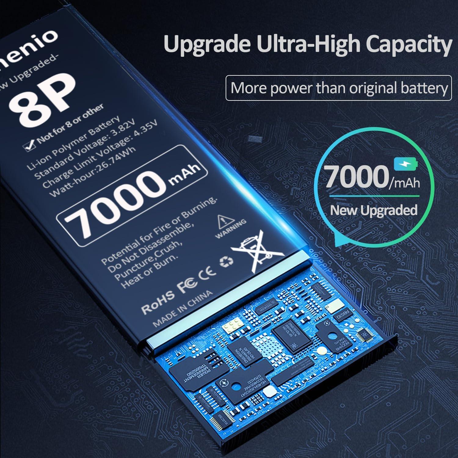 Batería de Reemplazo para iPhone 8 Plus 7000mAh 2025