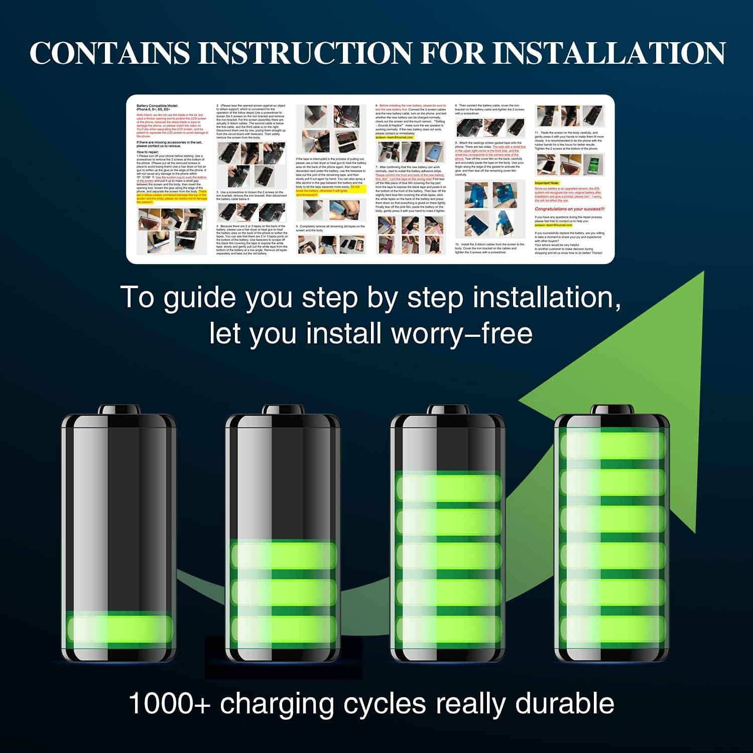 Batería de Reemplazo ASDAWN 3480mAh para iPhone XR