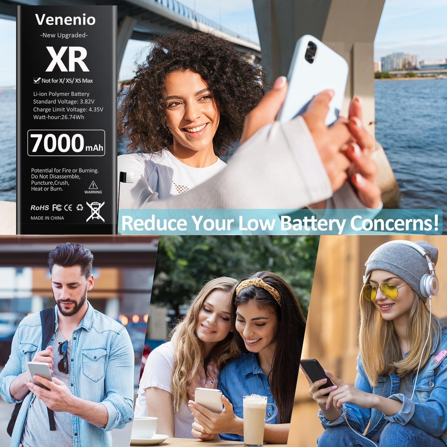 Batería de Reemplazo 7000mAh para iPhone XR - Kit Completo