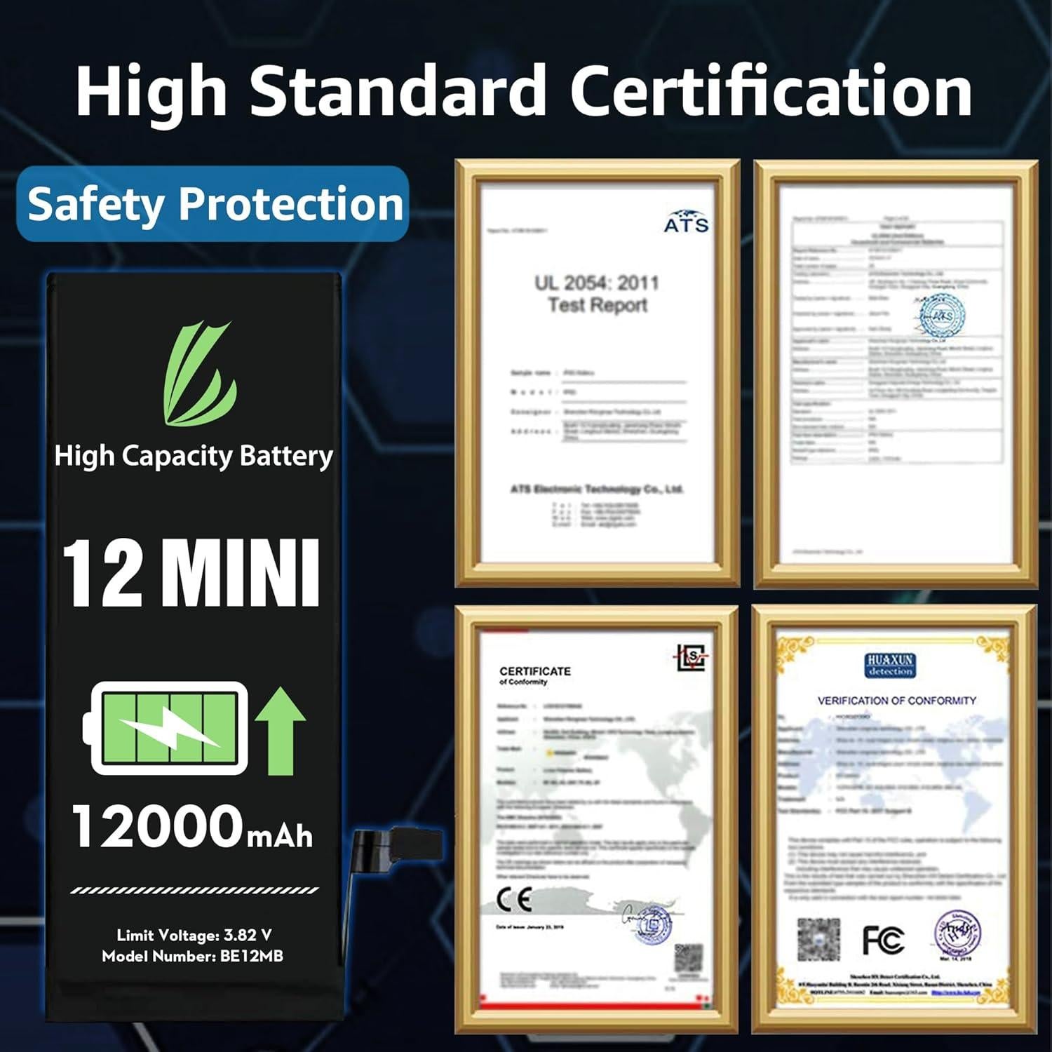 Batería de Reemplazo LL TRADER 12000 mAh para iPhone 12 Mini