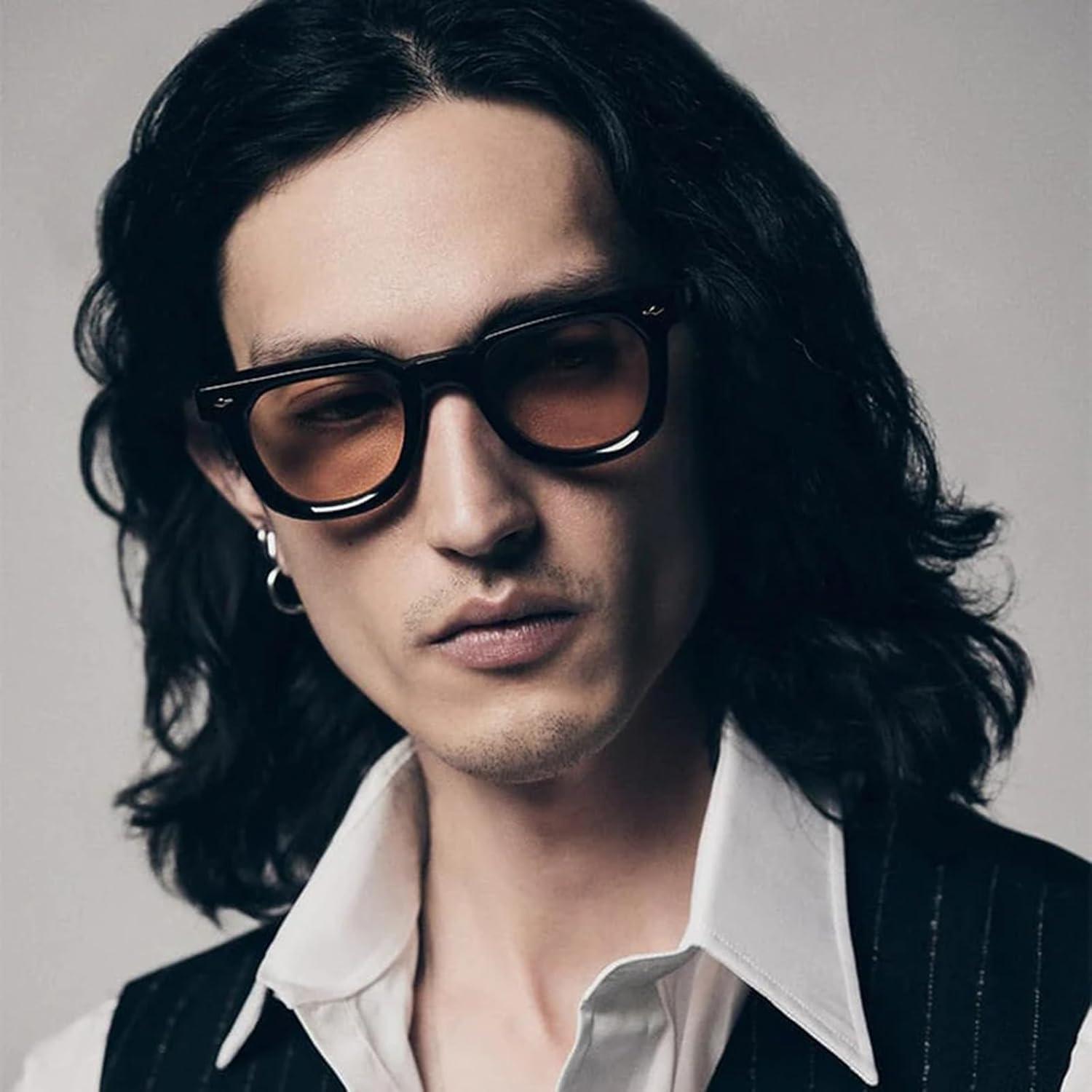 Gafas de sol cuadradas PORADAY unisex con lentes UV400