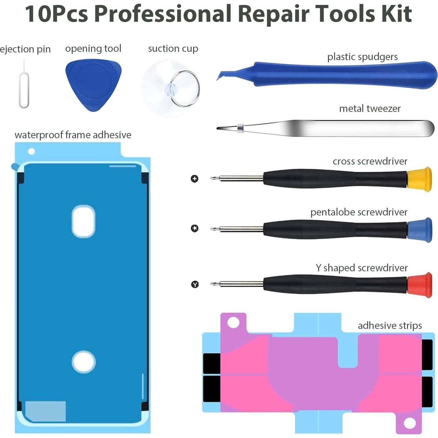 Batería de Reemplazo DRECHAS 6000mAh para iPhone 12 Mini